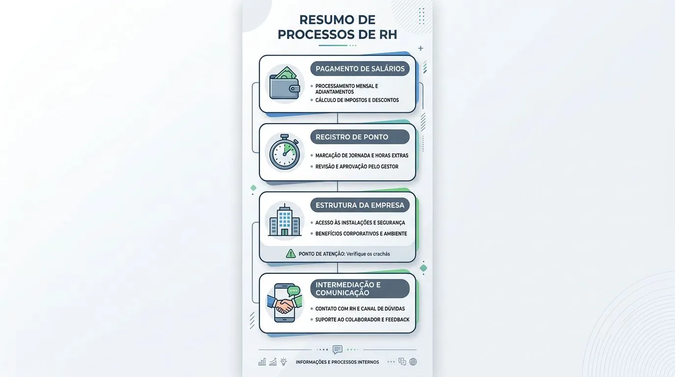 Cartões comparativos sobre vínculo formal e informal e atenção aos sinais.