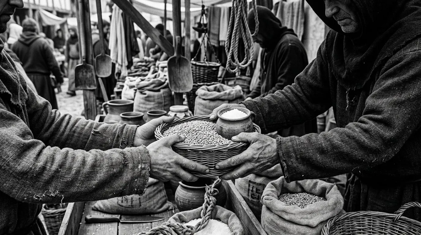 Como funcionava o salário em moedas e mercadorias